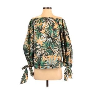 Paul’s Ka Long Sleeve Tropical Print Top